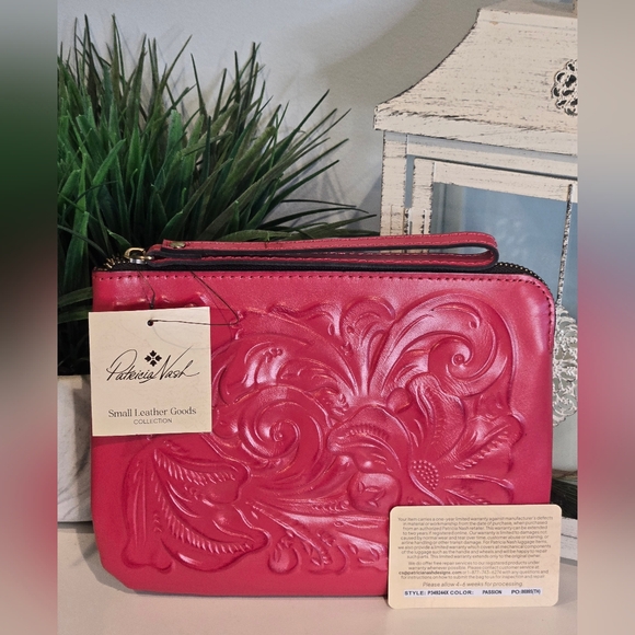 Patricia Nash Tooled Leather Clutch - Picture 2 of 5